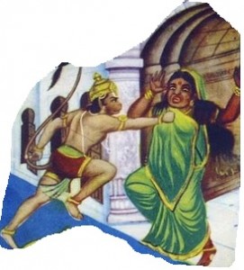Lankini and Hanuman