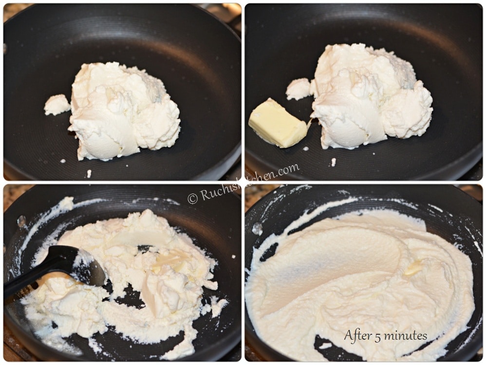 How to make mawa from ricotta cheese