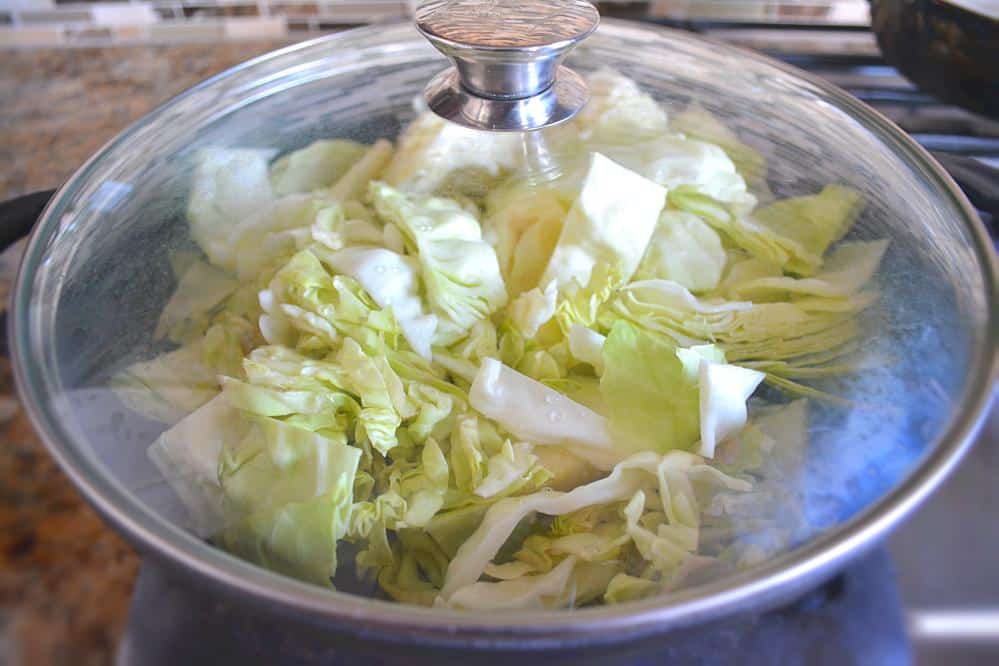 Boiled cabbage paste for no onion no garlic cooking