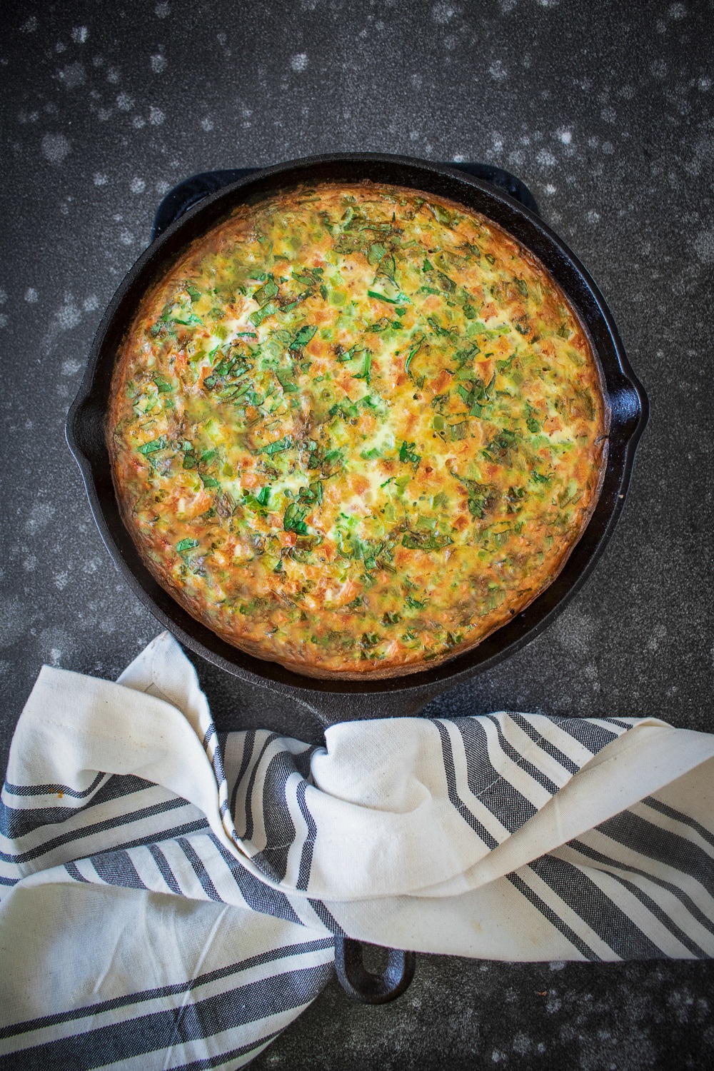 Hash Brown Frittata (Omelete baked in oven)- Ruchiskitchen